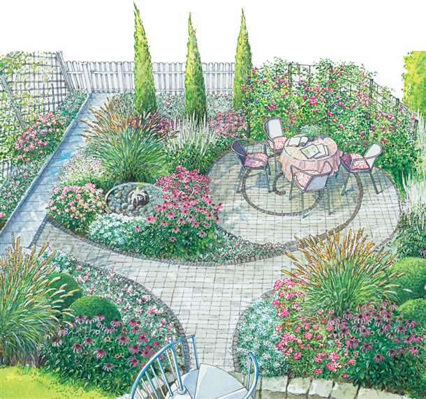 Одной из главных особенностей ландшафтного дизайна сада является использование растений. Правильный подбор и размещение растений поможет создать атмосферу уюта и красоты. Необходимо учитывать их сезонные особенности и требования к условиям содержания. Разнообразие цветов, форм и текстур растений можно использовать для создания интересных композиций и гармоничных сочетаний.