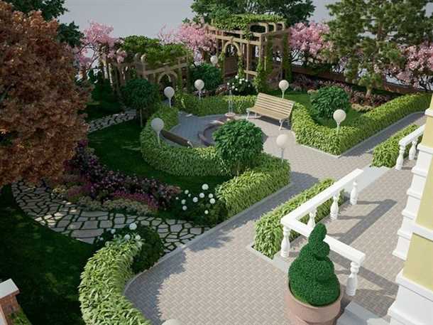 Кроме того, важную роль в создании ландшафтного дизайна сада играют архитектурные элементы. Использование павильонов, лавочек или арок поможет создать уединенные уголки и сделать сад еще более привлекательным. Необходимо учитывать стиль и цветовые гаммы используемых элементов, чтобы они гармонировали с окружающей природой и создавали ощущение единого целого.