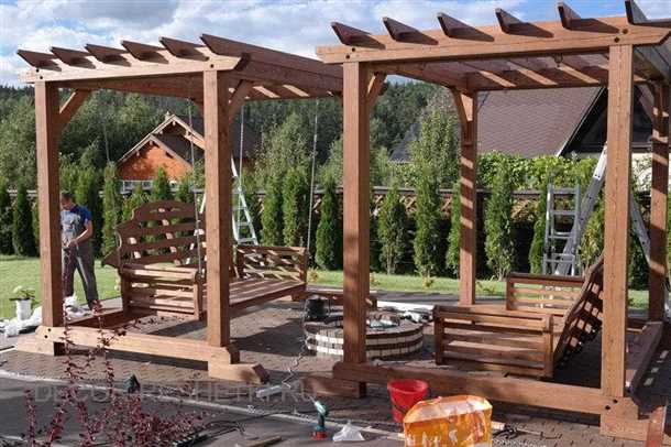 Как сделать перголу для винограда (видео)
